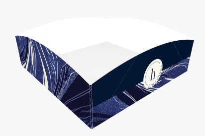 Designvorschau für Designgalerie: Papptabletts Elegant, 15 x 15 x 5 cm