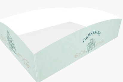 Designvorschau für Designgalerie: Papptabletts Elegant, 20 x 15 x 5 cm