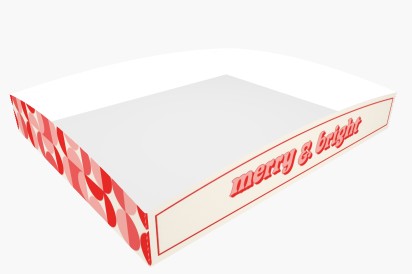 Designvorschau für Weihnachts-Snackschalen, 30 x 25 x 5 cm
