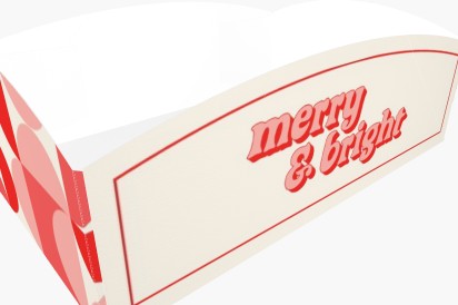 Designvorschau für Weihnachts-Snackschalen, 15 x 10 x 5 cm