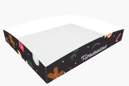 Designvorschau für Weihnachts-Snackschalen, 30 x 25 x 5 cm