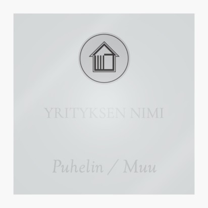Mallin esikatselu Mallivalikoima: Keittiö- ja kylpyhuoneremontit Ikkunatarrat, 12 x 12 cm Suorakulmainen
