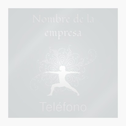 Vista previa del diseño de Galería de diseños de vinilos adhesivos para yoga y pilates, 12 x 12 cm Rectangular