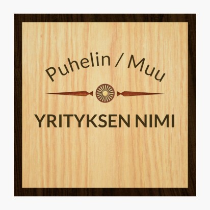 Mallin esikatselu Mallivalikoima: Lattiat & Aitaus Ikkunatarrat, 20 x 20 cm Suorakulmainen