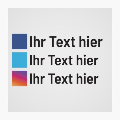 Designvorschau für Designgalerie: Fensteraufkleber Marketing & Kommunikation, 20 x 20 cm Rechteckig