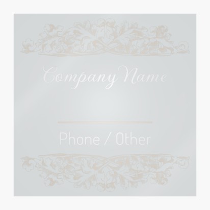 Design Preview for Design Gallery: Furniture & Home Goods Window Stickers, 30 x 30 cm Rectangular