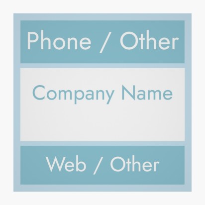 Design Preview for Design Gallery: Business Services Window Stickers, 30 x 30 cm Rectangular