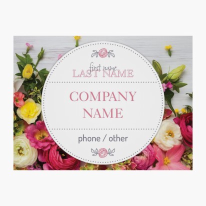 Design Preview for Design Gallery: Florists Window Stickers, 45 x 60 cm Rectangular