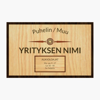 Mallin esikatselu Mallivalikoima: Lattiat & Aitaus Ikkunatarrat, 32 x 50 cm Suorakulmainen