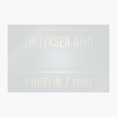 Mallin esikatselu Mallivalikoima: Puusepäntyö & Puuntyöstö Ikkunatarrat, 60 x 90 cm Suorakulmainen