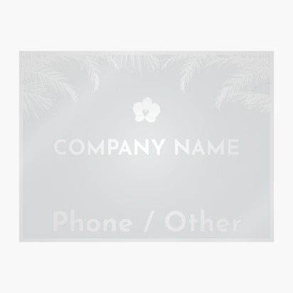 Design Preview for Design Gallery: Tanning Salons Window Stickers, 90 x 120 cm Rectangular