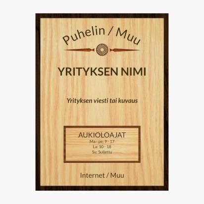Mallin esikatselu Mallivalikoima: Lattiat & Aitaus Ikkunatarrat, 45 x 60 cm Suorakulmainen