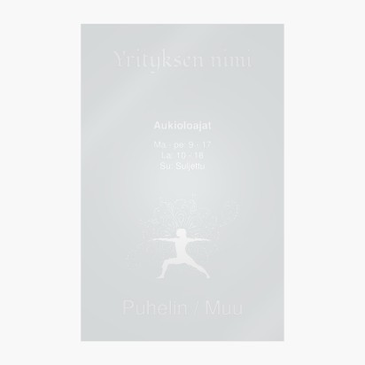 Mallin esikatselu Mallivalikoima: Holistinen& Vaihtoehtoinen lääketiede  Ikkunatarrat, 32 x 50 cm Suorakulmainen