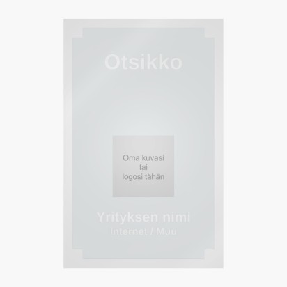 Mallin esikatselu Mallivalikoima: Yrityspalvelut Ikkunatarrat, 32 x 50 cm Suorakulmainen