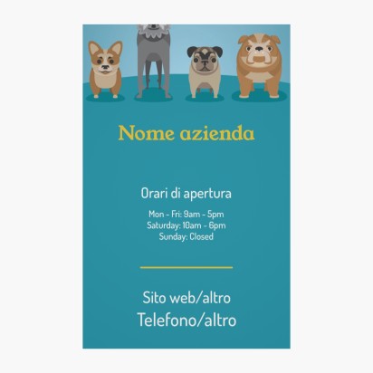 Anteprima design per Galleria di design: Vetrofanie per Animali, 32 x 50 cm Rettangolare
