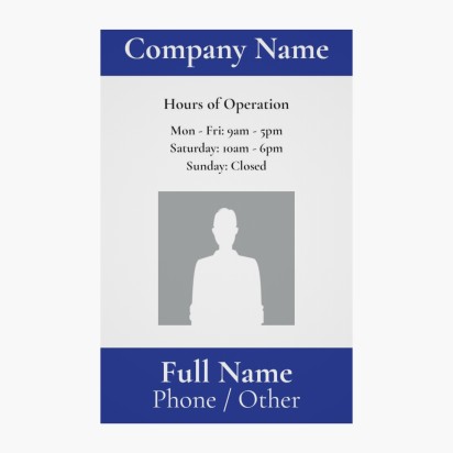 Design Preview for Design Gallery: Business Services Window Stickers, 32 x 50 cm Rectangular