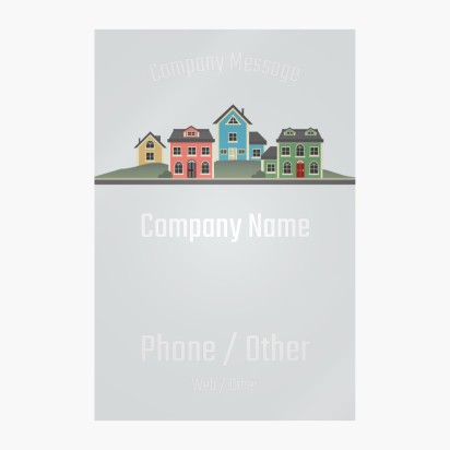 Design Preview for Design Gallery: Building Construction Window Stickers, 50 x 75 cm Rectangular