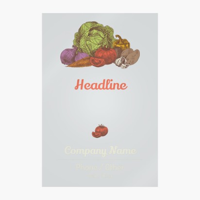 Design Preview for Design Gallery: Organic Food Stores Window Stickers, 60 x 90 cm Rectangular