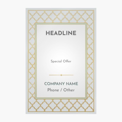 Design Preview for Design Gallery: Hair Salons Window Stickers, 60 x 90 cm Rectangular