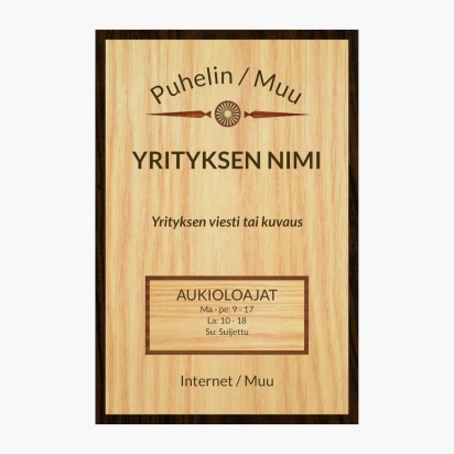 Mallin esikatselu Mallivalikoima: Lattiat & Aitaus Ikkunatarrat, 60 x 90 cm Suorakulmainen