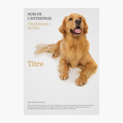 Aperçu du graphisme pour Galerie de modèles : panneaux publicitaires pour animaux et soins vétérinaires, A1 (594 x 841 mm)