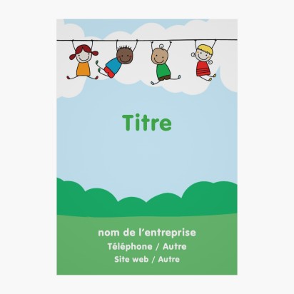 Aperçu du graphisme pour Galerie de modèles : panneaux publicitaires pour garde d’enfants et petite enfance, A1 (594 x 841 mm)