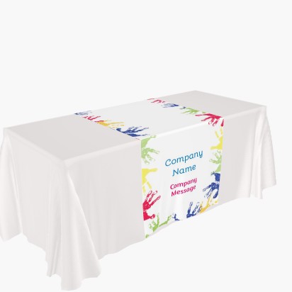 Design Preview for Fun & Whimsical Table Runners Templates, All Over Print 24"