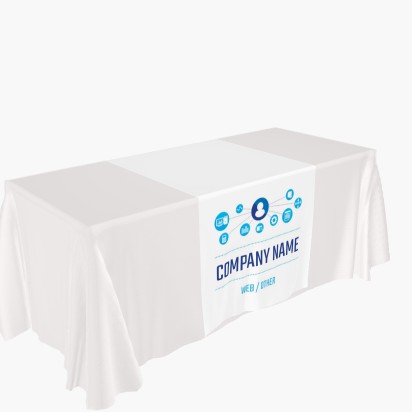 Design Preview for Modern & Simple Table Runners Templates, All Over Print 30"