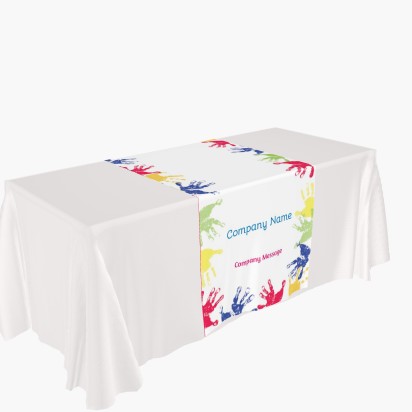 Design Preview for Fun & Whimsical Table Runners Templates, All Over Print 30"