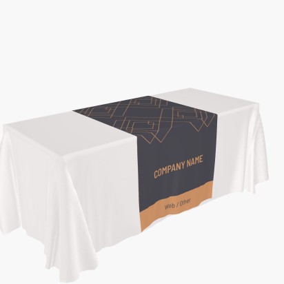 Design Preview for  Table Runners Templates, All Over Print 30"