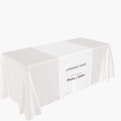 Design Preview for Elegant Table Runners Templates, Limited Print 30"