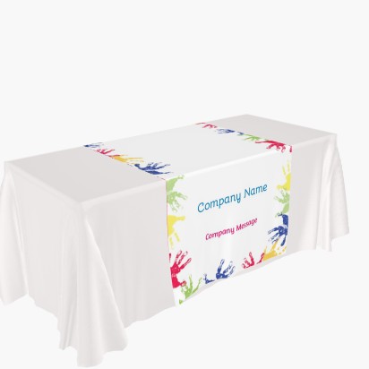 Design Preview for Fun & Whimsical Table Runners Templates, All Over Print 36"