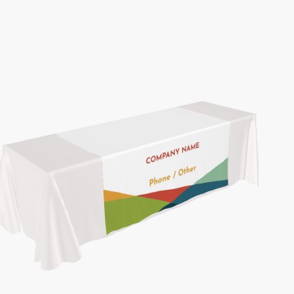 Design Preview for Modern & Simple Table Runners Templates, All Over Print 60"