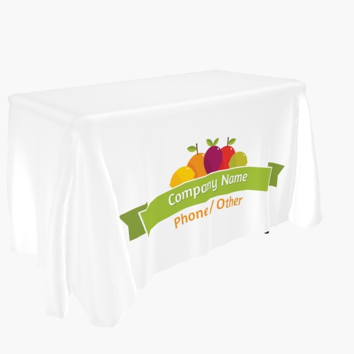 Design Preview for Design Gallery: Fun & Whimsical Custom Tablecloths, 3-sided 4' Limited Print