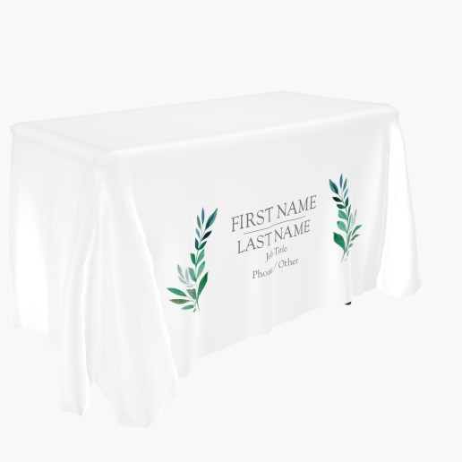 Design Preview for Nature & Landscapes Custom Tablecloths Templates, 3-sided 4' Limited Print