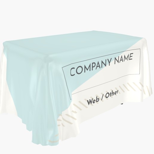 Design Preview for Modern & Simple Custom Tablecloths Templates, 4-sided 4' All Over Print