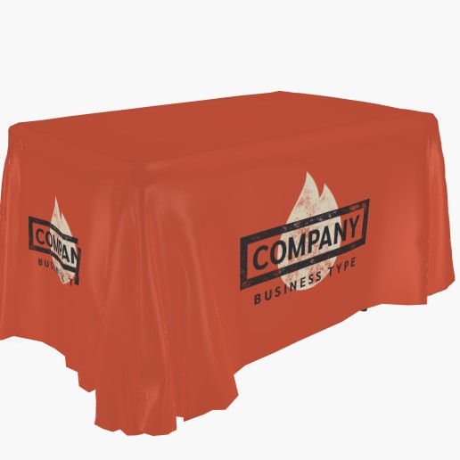 Design Preview for  Custom Tablecloths Templates, 4-sided 4' All Over Print