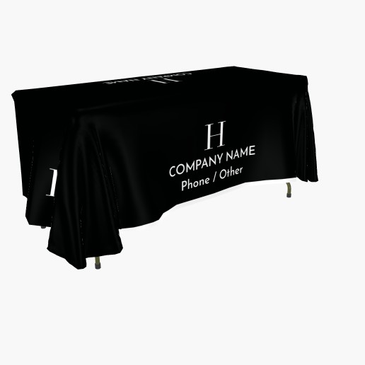 A company event branding black gray design for Elegant