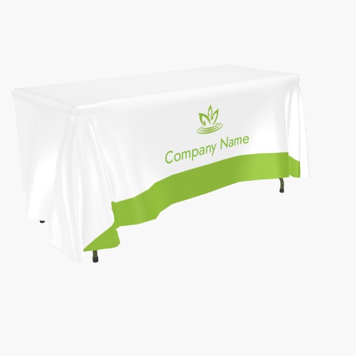 Design Preview for  Custom Tablecloths Templates, 3-sided 6' All Over Print