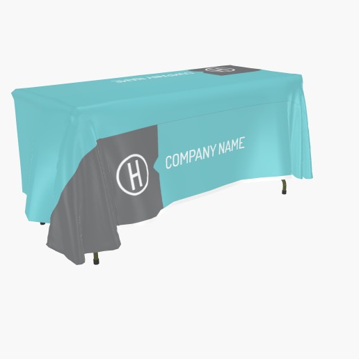 Design Preview for Conservative Custom Tablecloths Templates, 3-sided 6' All Over Print