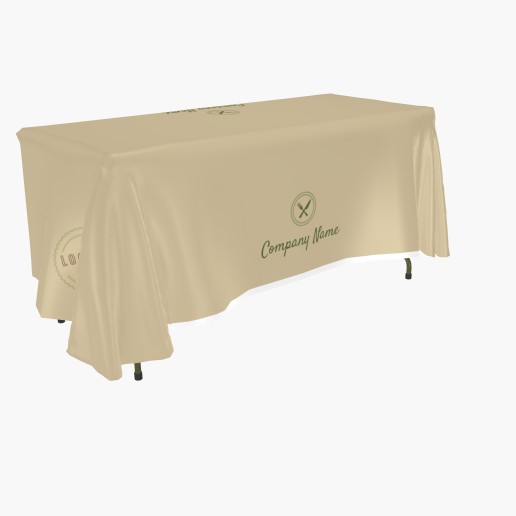 Design Preview for Modern & Simple Custom Tablecloths Templates, 3-sided 6' All Over Print