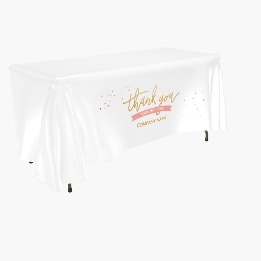 Design Preview for  Custom Tablecloths Templates, 3-sided 6' Limited Print