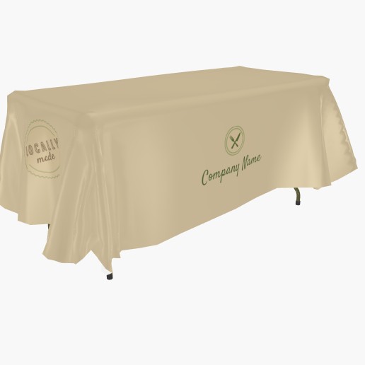 Design Preview for Design Gallery: Modern & Simple Custom Tablecloths, 4-sided 6' All Over Print