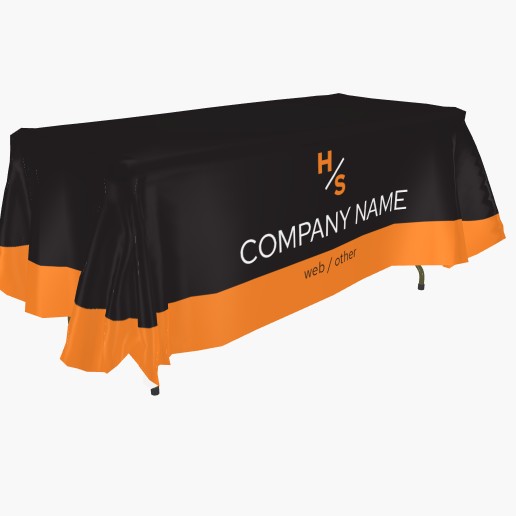 Design Preview for Bold & Colorful Custom Tablecloths Templates, 4-sided 6' All Over Print