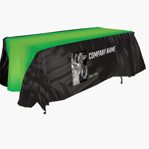 Design Preview for Bold & Colorful Custom Tablecloths Templates, 4-sided 6' All Over Print