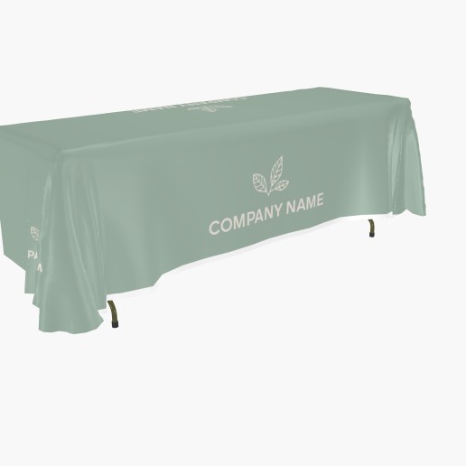 Design Preview for Modern & Simple Custom Tablecloths Templates, 3-sided 8' All Over Print