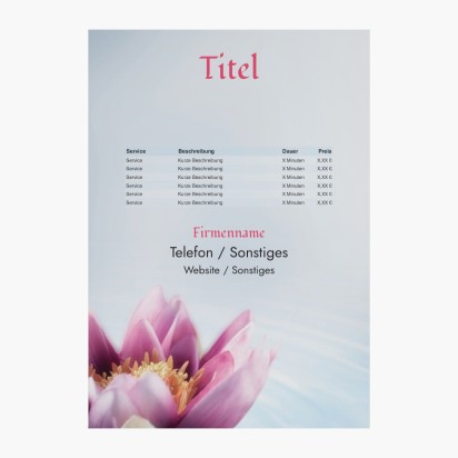 Designvorschau für Designgalerie: Werbeschilder aus Kunststoff Gesundheit & soziale Dienste, A1 (594 x 841 mm)